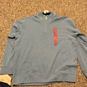 1/4 zip lands end sweater